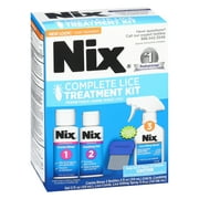 Nix Complete Lice Treatment Kit, Lice Treatment for Hair, Lice Spray for Home, Lice Comb
