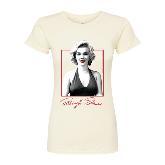 Marilyn Monroe - Pop Culture Icon - Classic Shot - Juniors Fitted Graphic T-Shirt