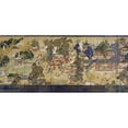 thumbnail image 3 of Unknown 18x10 Black Modern Framed Museum Art Print Titled - Guo Ziyis Banquet, 3 of 5