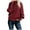 Red, variant on UJNDER Mid Neck Sweater for Women Loose Long Sleeve Knit Solid Color Pullover Top Beige L