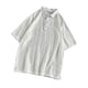 thumbnail image 2 of Ceisia Breathable Cotton-Linen Polo Shirt Men's Relaxed Fit Short Sleeve Solid Color Casual Top White XXL Gifts, 2 of 6