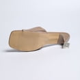 thumbnail image 4 of HAOTAGS Women Fashion Sandals,Around Strap Chunky Heel Open Toe Slide Slippers Khaki 7, 4 of 9