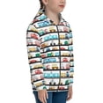thumbnail image 5 of Sikiie Funny Transport Zip Up Hoodie Teenage, hoodies for Teenage, Zipper Sweatshirt Jacket for Daily, Traveling-Small, 5 of 6