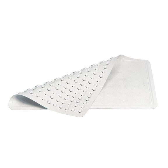 Rubbermaid Commercial Products Safti-Grip Bath Mat, White, Medium