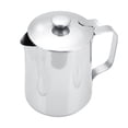 thumbnail image 1 of Frothing Pitcher, No Spill Stainless Steel Mug Simple Modern Fruit  Camping Coffe For Water, 1 of 8