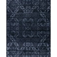 thumbnail image 1 of Ahgly Company Machine Washable Indoor Rectangle Abstract Night Blue Area Rugs, 7' x 9', 1 of 7
