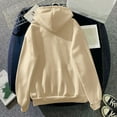 thumbnail image 3 of Vedolay Women Sweatshirt Women's Fall Fashion Long Sleeve Pullover Casual Oversized Sweatshirt,Khaki S, 3 of 5