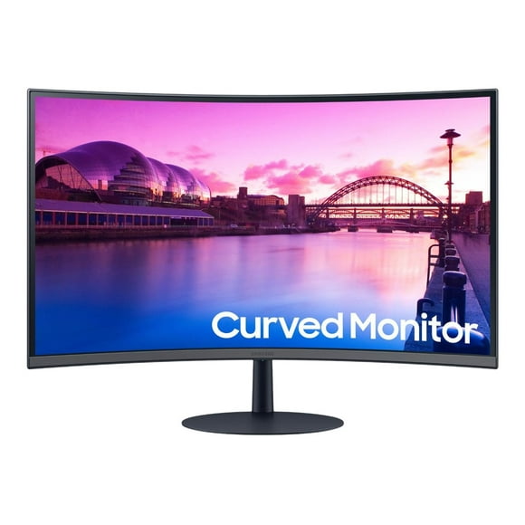 Samsung S27C392EAN - S39C Series - LED monitor - curved - 27" - 1920 x 1080 Full HD (1080p) @ 75 Hz - VA - 250 cd/m�� - 3000:1 - 4 ms - 2xHDMI, DisplayPort - speakers - black, dark blue/gray