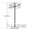 thumbnail image 3 of Accent Table Lamp, LED, Lotus Shape Acrylic, Copper, Gold, 18 Inch, 3 of 8