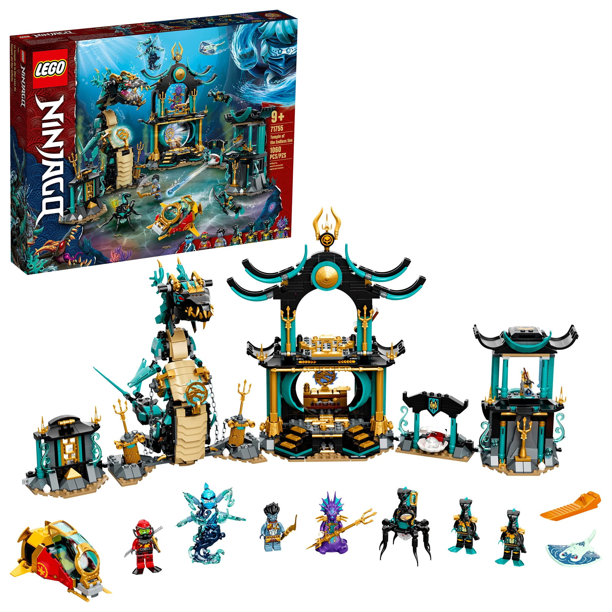 Lego Ninjago Crystal King Temple 71771 Set with Cole and