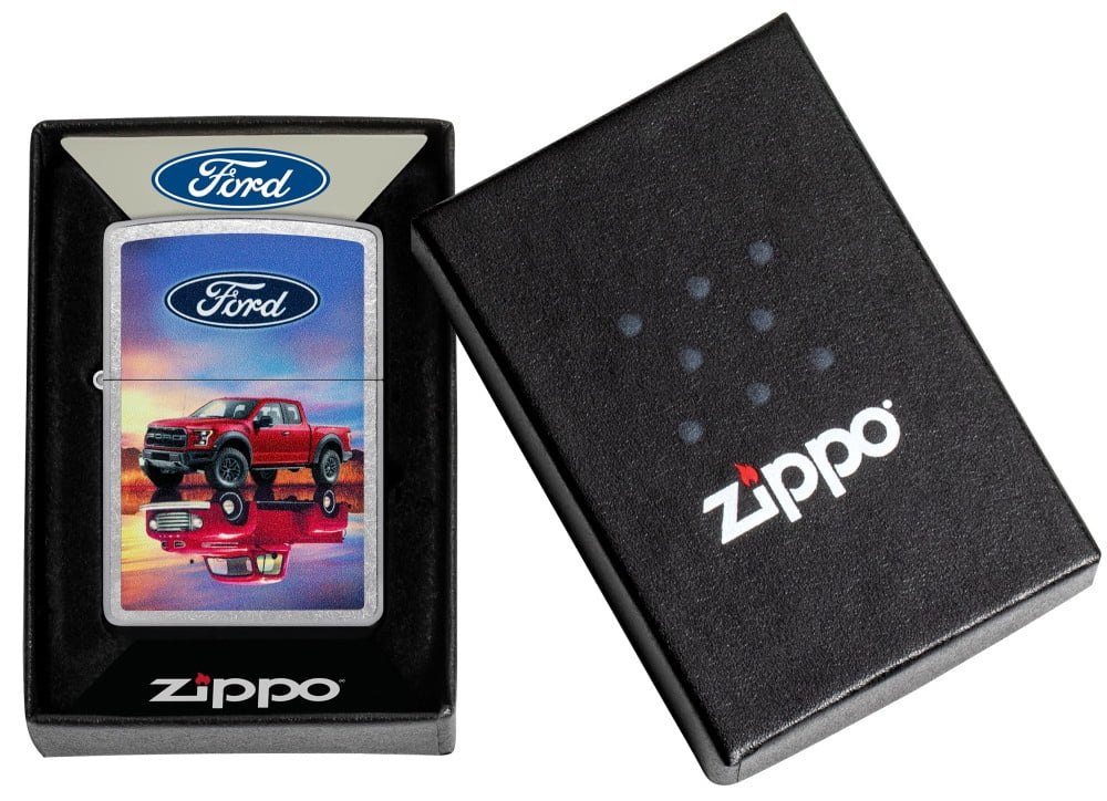 Zippo Ford F-Series Design Street Chrome Pocket Lighter