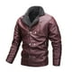 thumbnail image 2 of Chaquetas de Cuero de Imitación Para Hombres Chaqueta de Cuero Más Chaqueta de Lana Chaqueta de Motocicleta Chaqueta de Cuero Cálida Odeerbi ODB-4, 2 of 8