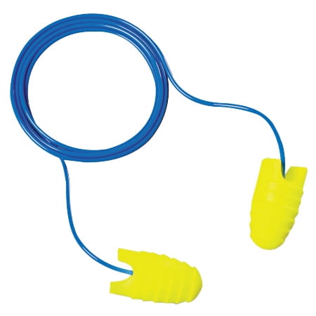 E-A-Rsoft Grippers Earplugs, Polyurethane, Corded