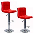 thumbnail image 1 of ViscoLogic LIBERTY Swivel Leatherette Adjustable Hydraulic Bar Stools (Set of 2 Bar Stools), 1 of 6