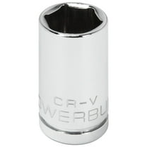 Powerbuilt 1/4 Inch Drive x 3/8 Inch 6 Point Shallow Socket - 648277