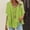 *Green, variant on Women's Solid Color Crewneck Short Sleeve T-Shirt with Ruffle Hem ,Casual Loose Fit Summer Top Khaki,Women's Plus L