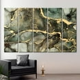 thumbnail image 4 of Luxury Marble Art Canvas, Modern Marble Art, Contemporary Printed, Green And Gold Marble, Gold Marble Wall Art, Green Marble Printed Canvas, Canvas Wall Decor - Gold Framed, 4 of 9