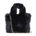 thumbnail image 1 of Bolso Hombro Felpa Otoño Invierno WDOplteas Piel Sintética Suave Negro S, 1 of 9