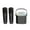 Black2, variant on Dual Microphone Machine With RGB LED Light Bluetooth-compatible Speaker 10W HIFI Player With 2 Wireless Microphones ,Powerful Voice Amplifier