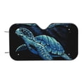thumbnail image 7 of Balery Ocean Turtle Windshield Sun Shade, Car Front Window Sunshade Cover ,Automotive Interior Portected Blocks Uv Rays For Car Pickup Truck Suv Accessories- Small, 7 of 7