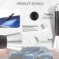thumbnail image 4 of HUGFEGWE Car Short Antenna, Carbon Fiber Car Audio & Video Antennas for AM/FM Reception, Universal Replacement Car Antenna with 4 Adapters, 2 Rubber Rings, Automotive Exterior U2537-6047, 4 of 7