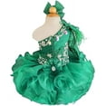 thumbnail image 6 of Jenniferwu G068E Infant Toddler Baby Newborn Little Girl's Pageant Party Birthday Dress Green 3T, 6 of 6