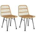 thumbnail image 2 of vidaXL 3 Piece Garden Dining Set Poly Rattan, 2 of 5