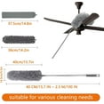 thumbnail image 3 of ORUYROP Microfiber Dusters for Cleaning-5 in 1 Feather Duster Washable Extendable Duster for Cleaning with Stainless Steel Extension Pole, Bendable Dusters Cleaning Kit for Ceiling Fan/Furnit, 3 of 7