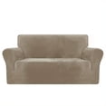 thumbnail image 1 of Funda de terciopelo grueso para sofá, paquete completo de alta elasticidad, Protector de muebles para dormitorio, oficina, sala de estar, decoración del hogar, 1 ud., 1 of 4