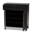thumbnail image 2 of Bowery Hill Wood Dark Gray Shoe Cabinet Rectangular Unassembled, 2 of 10