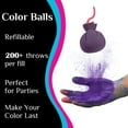 thumbnail image 4 of Refillable Holi Color Powder Balls Safe Biodegradable Party Throwing Supplies for Color Runs, Festivals, Weddings, and Birthday Celebrations, 4 of 4