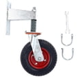 thumbnail image 1 of 8" Heavy Duty Gate Wheel Caster 600lb Capacity High Carbon Steel & Rubber, 1 of 4
