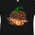 thumbnail image 4 of Inktastic Cheetah Print Pretty Pumpkin with Fall Leaves Boys or Girls Toddler T-Shirt, 4 of 5