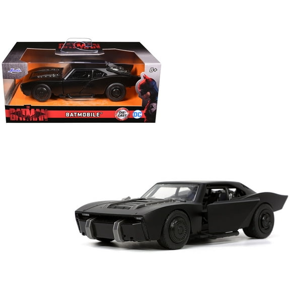 Batmobile Black "The Batman" (2022) Movie "Hollywood Rides" Series 1/32 Diecast Model Car by Jada