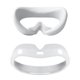 thumbnail image 1 of Para PICO 4 Estuche Protector + MáScara Facial Anti-Throw Protectora de Silicona Suave para Pico 4 (Blanco), 1 of 5