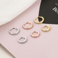 thumbnail image 1 of Piercing Joyas Pendientes Anillo para la nariz Cobre Microincrustaciones Zirconio Mini Hueso blando Uña Accesorios populares, 1 of 6