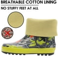 thumbnail image 7 of Landchief Toddler Rain Boots, Kids Rain Boots Waterproof Rubber Boots for Girls and Boys with Fun Patterns and Easy-On Handles, Size 10, Camo Block, 7 of 7