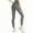 Gray, variant on WIZUTIZ Workout Leggings for Women Ultra Thin Leisure Slim Yoga Pants Elastic Stretch High Rise Full Length Trousers Solid Sweatpants for Ladies Seamless Birthday Multi-Color