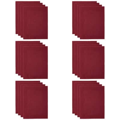 24 Pack: 9" x 12" Basic Felt by Creatology™