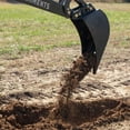 thumbnail image 6 of Titan Attachments 10in Wide Backhoe Bucket, 3-Carbon Steel Teeth, Hydraulic Tilt Backhoe & Excavator Attachment, 6 of 10