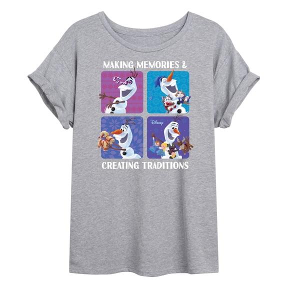 Frozen 2 - Making Memories Creating Traditions  - Women's Oversized T-Shirt