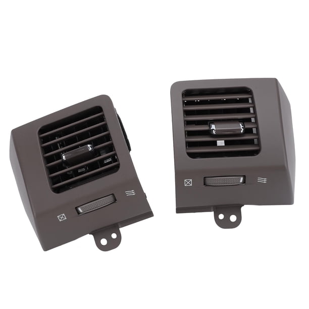 Salida De Aire De CA Para Tablero, Panel De Salida De CA Para Automóvil, Ajuste Sin Costuras, 1 Par, Circulación De Aire Mejorada Y Duradera, A Prueba De Abrasión, Elegante Gris