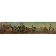thumbnail image 3 of Hans Makart 14x6 Black Modern Framed Museum Art Print Titled - Design for Pageant 1879 - Mining (1879), 3 of 5