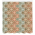 thumbnail image 3 of Ambesonne Abstract Shower Curtain, Mosaic Look Cultural Motif, 69"Wx84"L, Beige Multicolor, 3 of 5