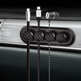 thumbnail image 2 of Cable Organizer with 4 Buckles Self Adhesive Multipurpose Cable Holder, 2 of 8