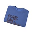 thumbnail image 3 of Sorry Can't Football Bye Unisex Heavy Blend Crewneck Sweatshirt, 3 of 11