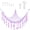 Purple, variant on Stuffed Animal Hammock with LED Lights Wall Hanging Plush Toy Storage Net Nursery Decor for Kids Bedroom Playroom