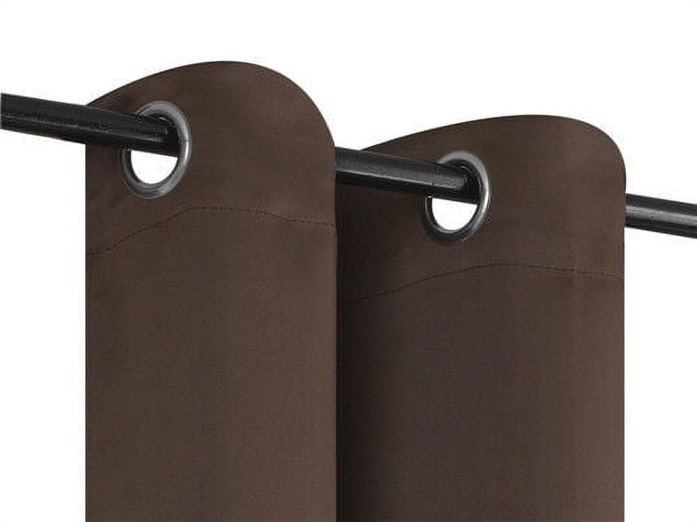 1 SET 100% BLACKOUT INSULATE THERMAL SHORT PANELS WINDOW CURTAIN IN 36" 54" 63"L