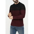 thumbnail image 3 of Men's Sweater Black Maroon, 3 of 6