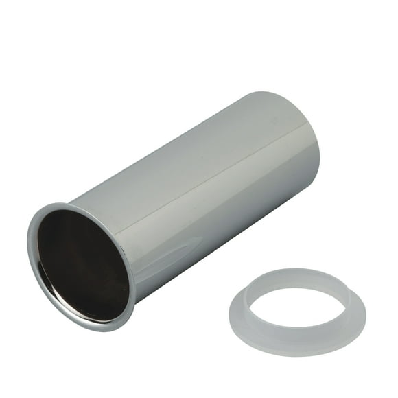 1-1/2" x 4" Chrome Plated Flanged Drain Tailpiece